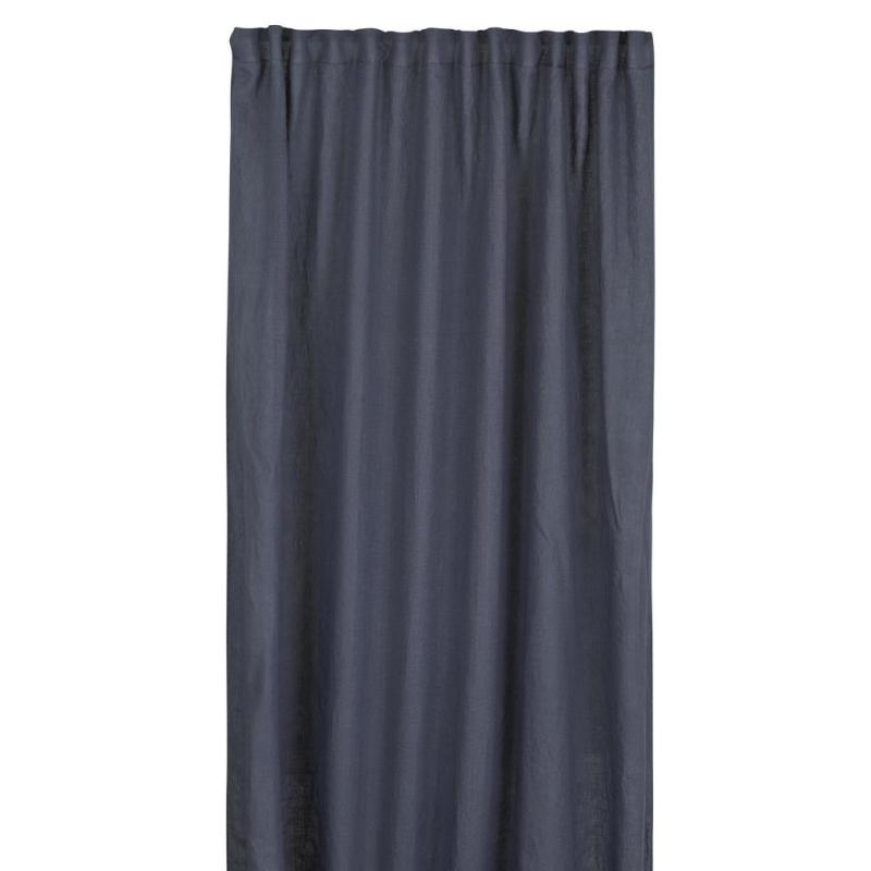 Gardinlängd Linne Marinblå Boel & Jan 1-Pack Sabina 140x240cm at lavanille