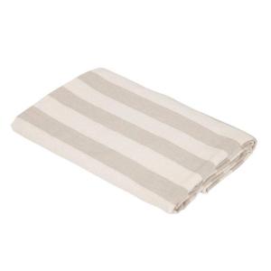 Bordsduk Amalia Randig Linnebeige 140x300cm Fondaco