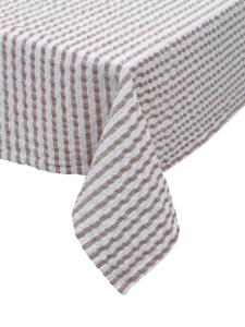 Bordsduk Randig Agata Beige 145x280cm Svanefors