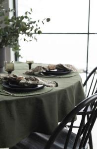 Rund Duk Vide Grön Ø160cm Fondaco