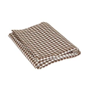 Bordsduk Rutig Brun Fondaco Freja 140x300cm