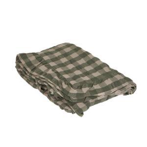 Bordsduk Rutig Mörkgrön Fondaco Lisa 140x250cm