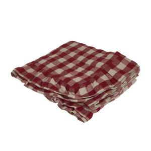 Bordsduk Rutig Röd Fondaco Lisa 140x250cm