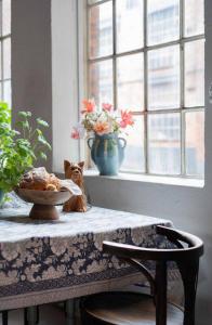 Avtorkningsbar Duk Sonia Blå 140x250cm Fondaco