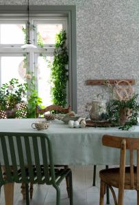 Bordsduk Vide Lindgrön 140x300cm Fondaco