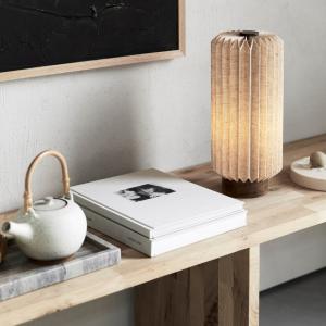 Bordslampa Alba Linne/Natur Watt & Veke 37cm