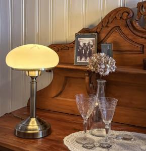 Bordslampa August Antik/Beige 38cm Aneta Lighting