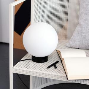 Bordslampa Barcelona Opal/Svart 22,5cm Dyberg-Larsen