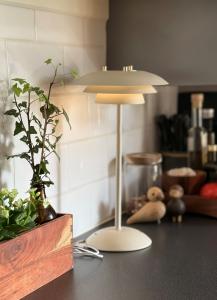 Portabel Bordslampa Epsilon Beige 37cm Aneta Lighting