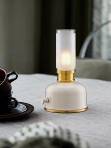 Portabel Bordslampa Frida Beige 22cm PR Home