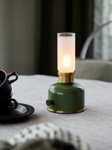 Portabel Bordslampa Frida Grön 22cm PR Home