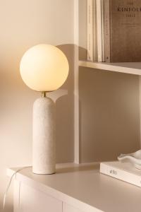 Bordslampa Beige Travertin Globen Lighting Torrano 53cm