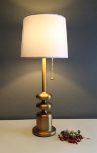 Bordslampa Brons/Vit Oriva Tanger 56cm