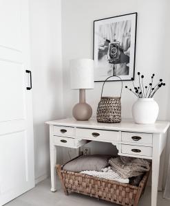 Bordslampa Keramik Brun/Beige Aneta Lighting Eleana