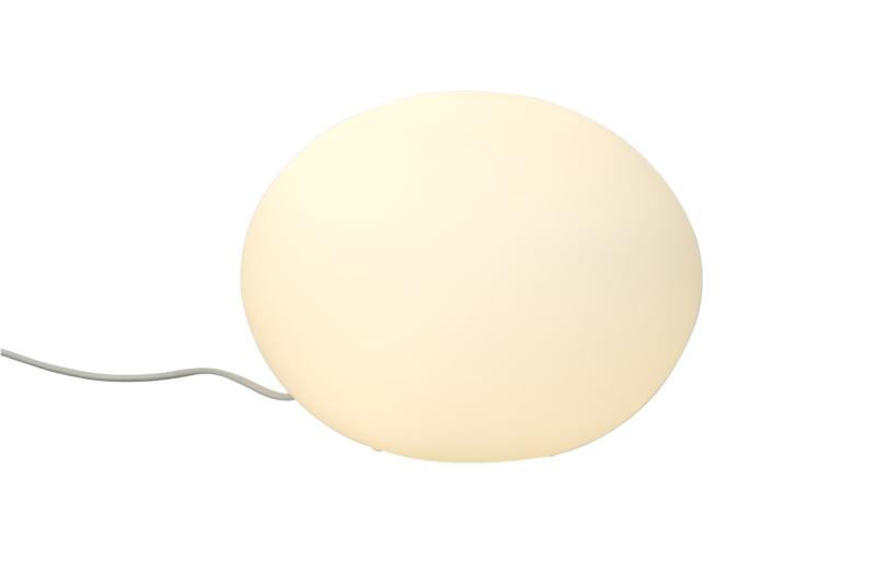 Bordslampa Glas Opalvit Aneta Lighting Globus 24cm at lavanille