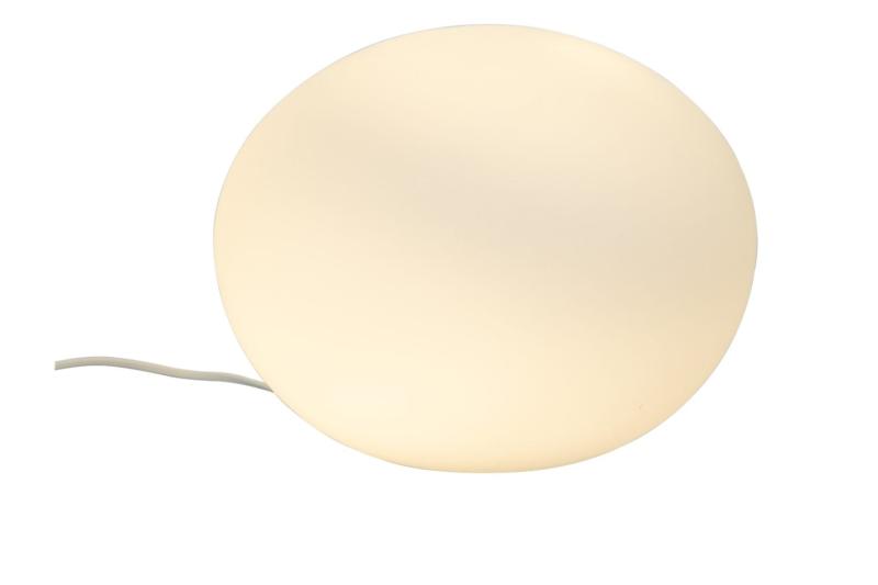 Bordslampa Glas Opalvit Aneta Lighting Globus 30cm at lavanille