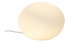 Bordslampa Glas Opalvit Aneta Lighting Globus 30cm