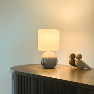 Bordslampa Keramik Charlotte Brun 23cm Aneta Lighting