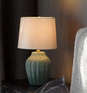 Bordslampa Keramik PR Home Lyon Turkos 32cm