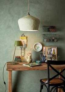 Bordslampa Mörkgrön Emalj 48cm Madam Stoltz