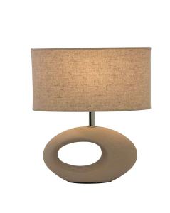 Bordslampa Keramik Olina Brun/Beige 24cm Aneta Lighting