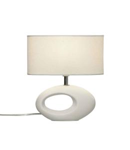 Bordslampa Keramik Olina Vit 24cm Aneta Lighting