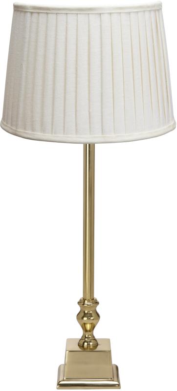 Bordslampa PR Home Guld Linné Med Offwhite Skärm 66cm at lavanille