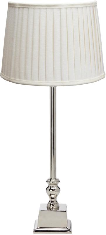 Bordslampa PR Home Silver Linné Med Offwhite Skärm 66cm at lavanille