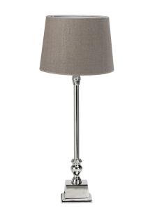 Bordslampa Silver/Natur PR Home Linné 62cm