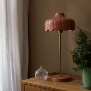 Bordslampa PR Home Wells Mellanrosa/Guld 50cm