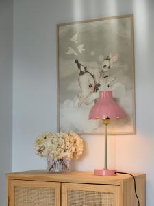 Bordslampa Rosa/Grön PR Home Wera 47cm