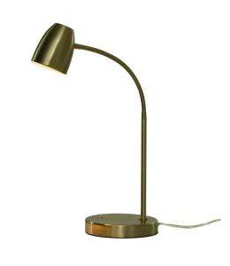 Bordslampa Sandnes Antikmässing 44cm Aneta Lighting