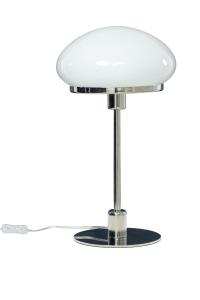 Bordslampa Silver/Vit Aneta New August 48,5cm