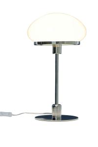 Bordslampa Stor Silver/Vit Aneta Lighting New August 48,5cm