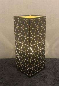 Bordslampa Svart/Guld Laserskuren Oriva 28cm