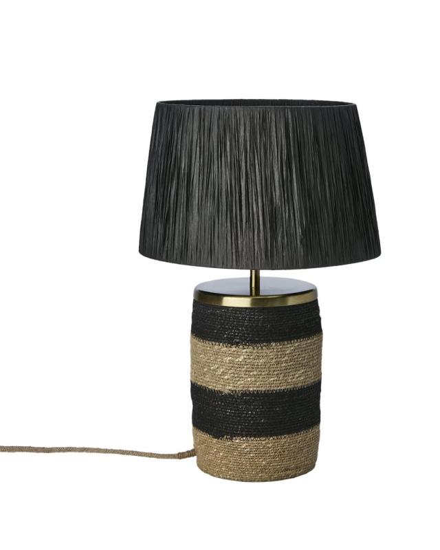 Bordslampa Svart/Natur Affari of Sweden Lando 47cm at lavanille