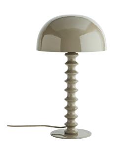 Bordslampa Taupe Emalj 50cm Madam Stoltz