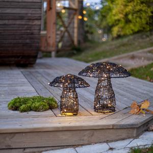 Bordslampa Utomhus Otto Svart Star Trading 26cm