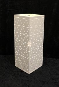 Bordslampa Vit Laserskuren Oriva 28cm