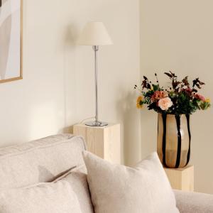 Bordslampfot Krom Globen Lighting Iris 45cm