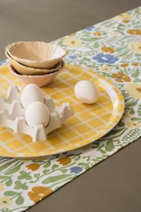 Bordslöpare Almedahls Fauna Gulgrön 45x150cm