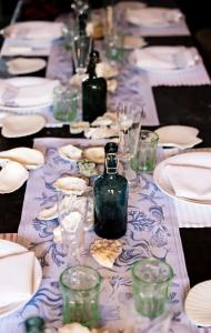 Bordslöpare Blå Ekelund Havsbris 35x120cm