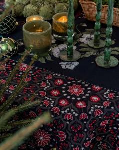 Bordslöpare Röd Ekelund Bettys Jul 35x120cm