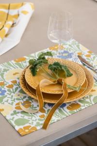 Bordstablett Almedahls Fauna Gulgrön 34x45cm 2-Pack