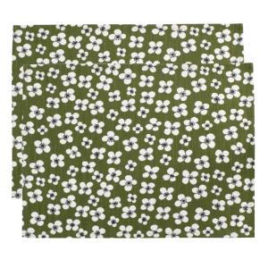 Bordstablett Belle Amie Mörkgrön 2-pack 34x45cm Almedahls