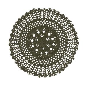 Bordstablett Britta Rund Grön Ø38cm 6-Pack Fondaco