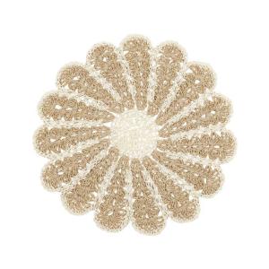 Bordstablett Fia Flätat Papper Offwhite Ø38cm 6-Pack Fondaco