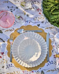 Bordstablett Grön Affari Flora 6-Pack