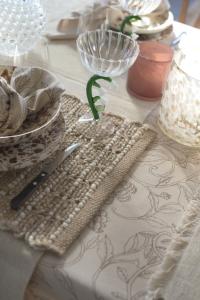 Bordstablett Jute Offwhite 35x45cm Fondaco Tage 6-Pack