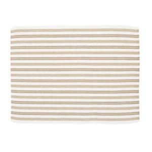 Bordstablett Nina Randig Sand 35x45cm 6-Pack Fondaco